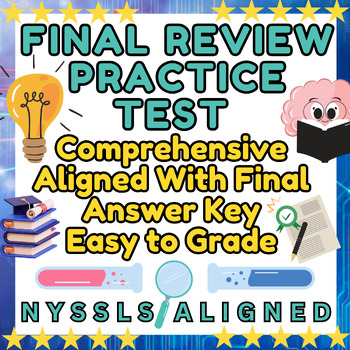 Preview of NYSSLS Final Exam Practice Test: 30 Multiple Choice (Answer Key Included)