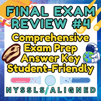 Preview of NYSSLS Final Exam Review 4 - Packet Worksheets (Answer Key Included)