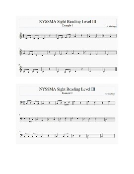 nyssma level 6 sight reading viola
