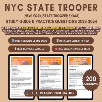 Preview of NYST Exam Prep 2023-2024: Comprehensive Study Guide for Aspiring State Troopers