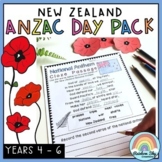 NZ ANZAC Day Pack - Years 4 - 6 (New Zealand Anzac Day Act