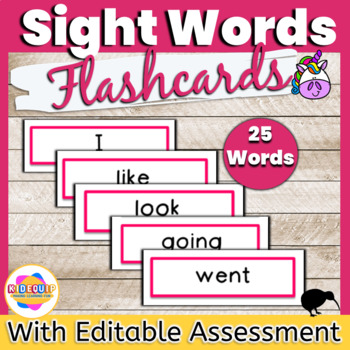 NZ Basic Sight Words Pack - MAGENTA by Kidequip | TpT