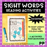 NZ Colour Wheel Sight Words Practice Worksheets, 314 pages
