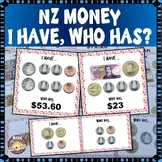 NZ Counting Money Activity. I Have Who Has Maths Game. NZ Money