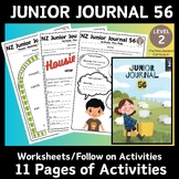 NZ Junior Journal 56 Level 2 Follow on Activities / Worksh