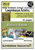 NZ School Journal Comprehension Pack 12: Reduce, Reuse, Recycle