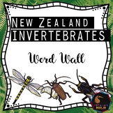 NZ invertebrate word wall