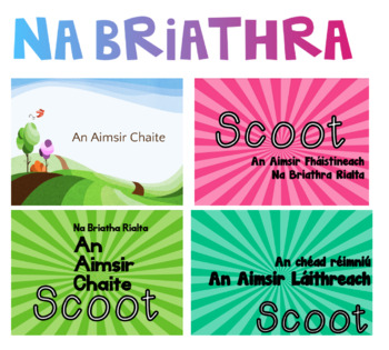Preview of Na Briathra- Irish Verbs Teaching Bundle