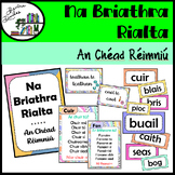 Na Briathra Rialta - Posters - An Chéad Réimniú
