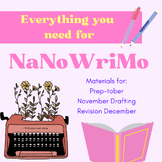 NaNoWriMo -- Everything you need to prep and draft!