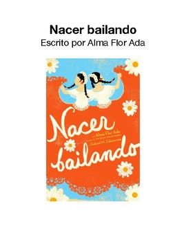 Preview of Nacer Bailando Literature Circle Guide in Spanish (Español)