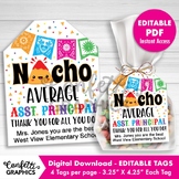 Nacho Average Assistant Principal Appreciation Gift Tags C