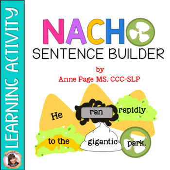 Preview of Nacho Sentence Grammar Activity Using Adjectives and Adverbs