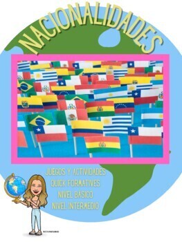 Preview of Nacionalidades Activity Pack: Latinx/Hispanic Nationalities