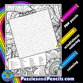 nahum the prophet printable coloring pages