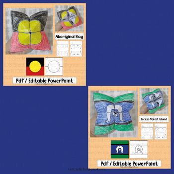 Preview of Naidoc Week Craft Aboriginal Flag Activities Torres Strait Island Cootie Catcher