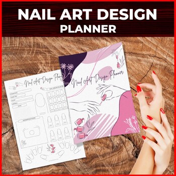 Preview of Nail Art Planner - 100 Pages for Creative Nail Enthusiasts