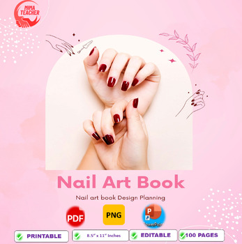 Nail Spa - Nail Art & Design Coloring Book, 55 Mandala Nail Patterns t –  Rachel Mintz Coloring Books