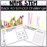 Name STEM - Back to School Activity