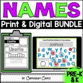 Name Activities EDITABLE Print & Digital BUNDLE