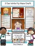 Name Activities: "I Can Write My Name" Back To School Craf