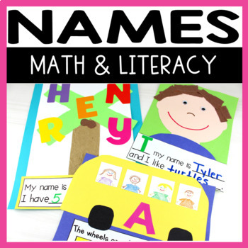 Preview of Name Activities - Recognition Practice & Crafts for the Beginning of the Year