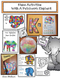 Name Activities & Crafts With A Patchwork Elephant