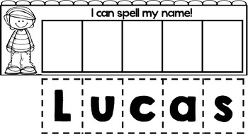 Name Activity by My Kinder Heart | Teachers Pay Teachers