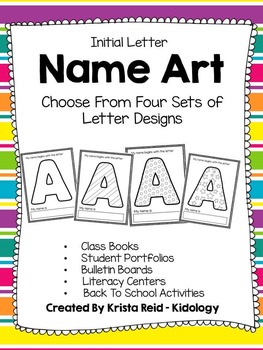 Name Art Ideas Worksheets Teaching Resources Tpt