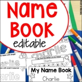 Name Book and Practice Pages - Editable