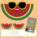 Name Craft Watermelon Writing Activity Summer Letter Recog