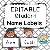 Name Labels Kids - Editable