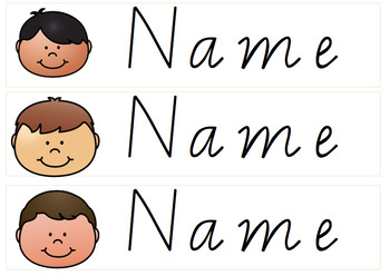 Editable Name s With Kid Clipart Worksheets Teaching Resources Tpt