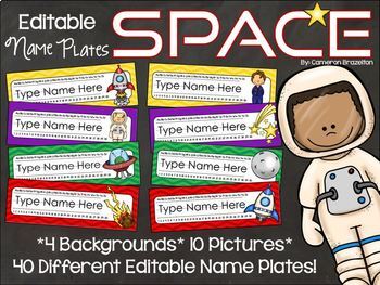Space Name Labels, Editable