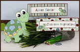 Name Plates – Editable Labels - Coordinates with Turtle Ti