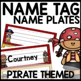 Name Plates for Student Name Tags Pirate Themed Classroom Decor