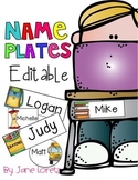 Name Plates (editable)