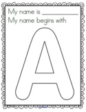 Name Posters - Decorate Initial Letter of Your Name - Phon