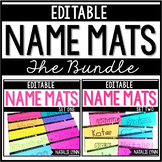 Name Practice | Editable Name Activities Bundle