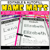 Name Practice Mats Editable | Name Activities