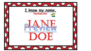 Preview of Name Practice Packets
