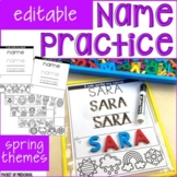Name Practice Pages - Spring