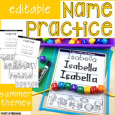 Name Practice Pages - Summer