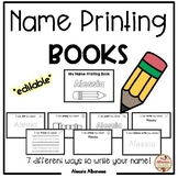 Name Printing Books {EDITABLE}