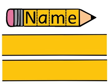 Preview of Name Puzzle Pencil