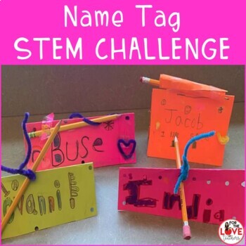 Name Stem Challenge Back To School By For The Love Of Teachers Shop