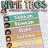 Name Tags 400+ Kid Choices | Boho Neutrals