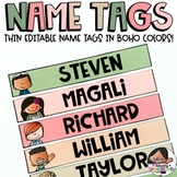 Name Tags 400+ Kid Choices | Boho Theme