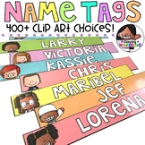 Name Tags 400+ Kid Choices {Pastel Kidlettes Edition}