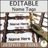 EDITABLE Name Tags and Labels